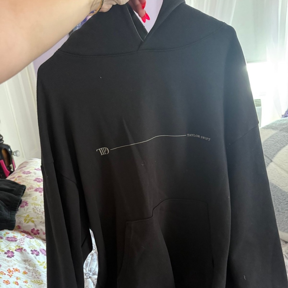 Taylor Swift Black Sweatshirt TTPD